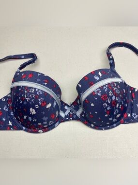 Sentiments BLU FLORAL Lightly Lined Underwire, 38B *P1091